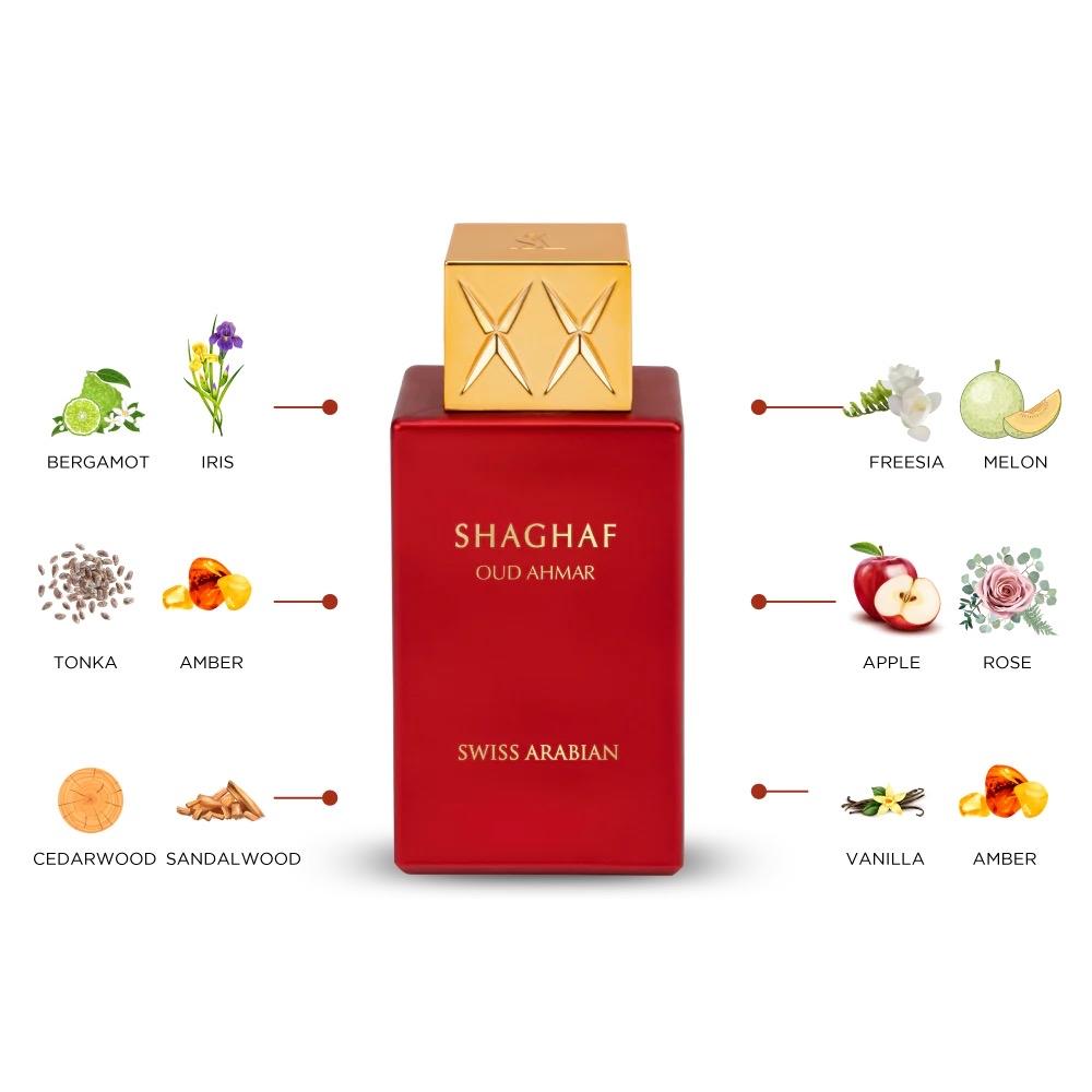 Shaghaf Oud Ahmar 75ml Eau De Parfum By Swiss Arabian