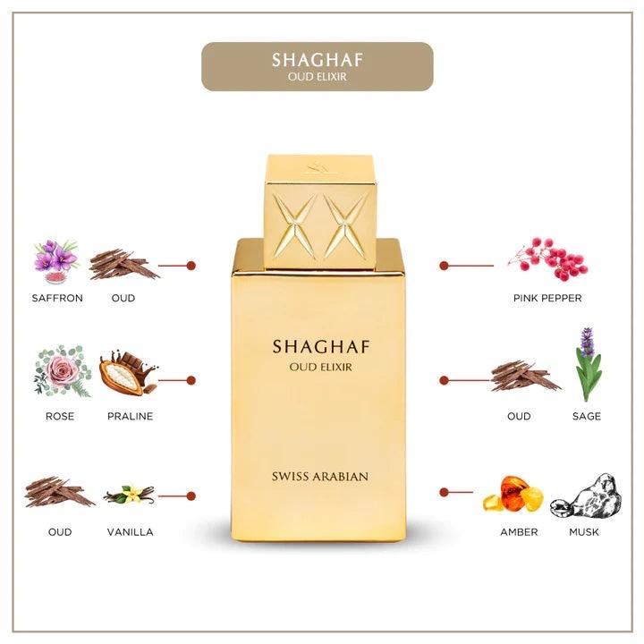 Shaghaf Oud Elixir | Eau de Parfum 75ml | by Swiss Arabian