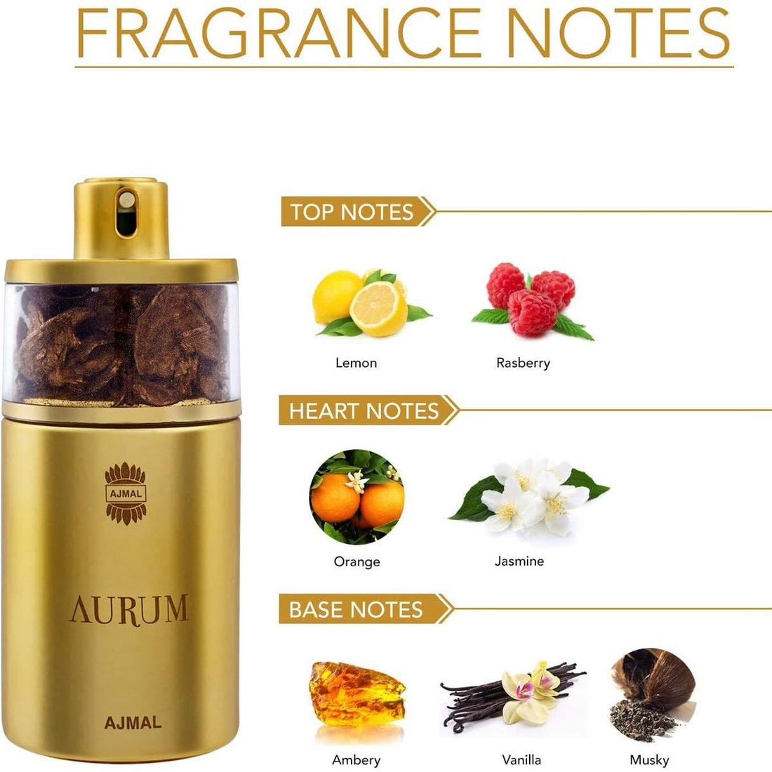 Ajmal Aurum Eau De Parfum 75ml Great Long Lasting Fragrance